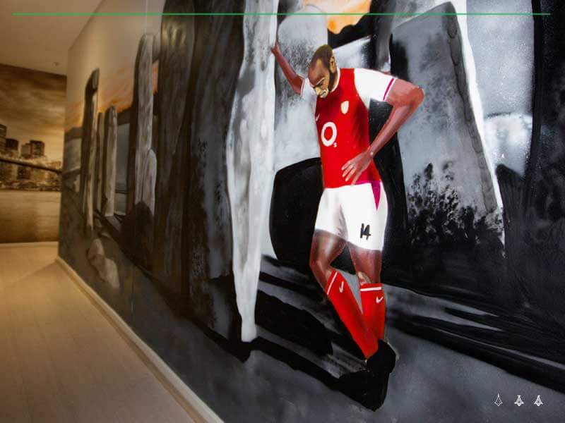 Thierry Henry painting