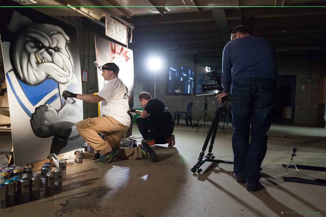 promotional graffiti art