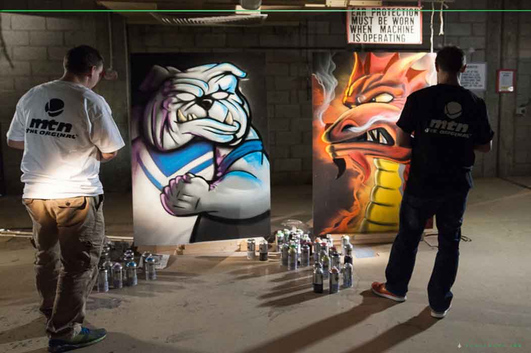 live graffiti artists