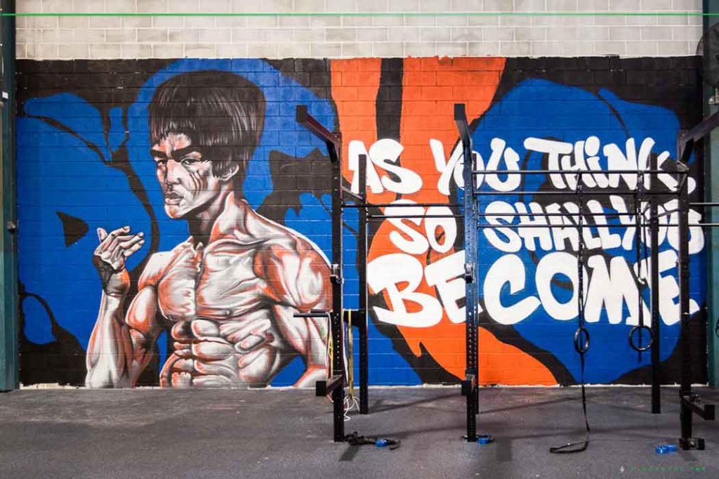 gym graffiti art