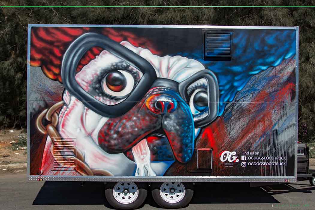 food truck artwork