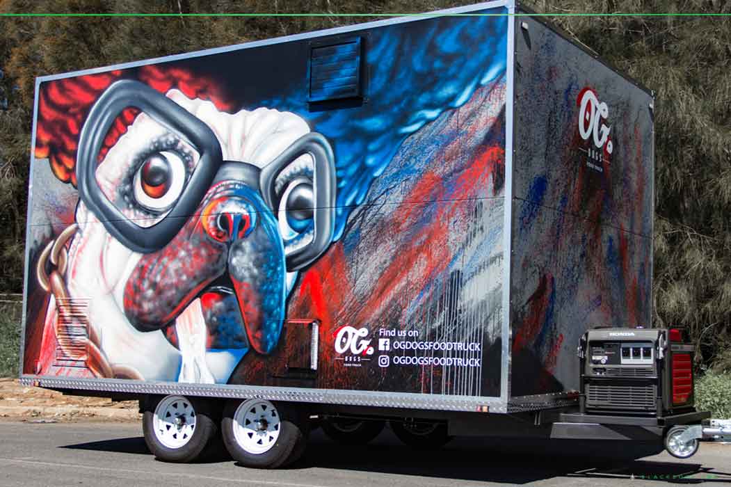 food truck graffiti art