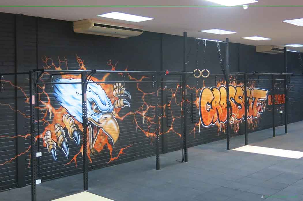 crossfit murals