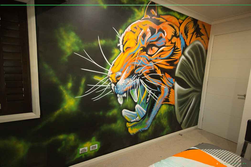 urban art kids bedroom