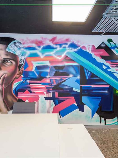 office graffiti art sydney