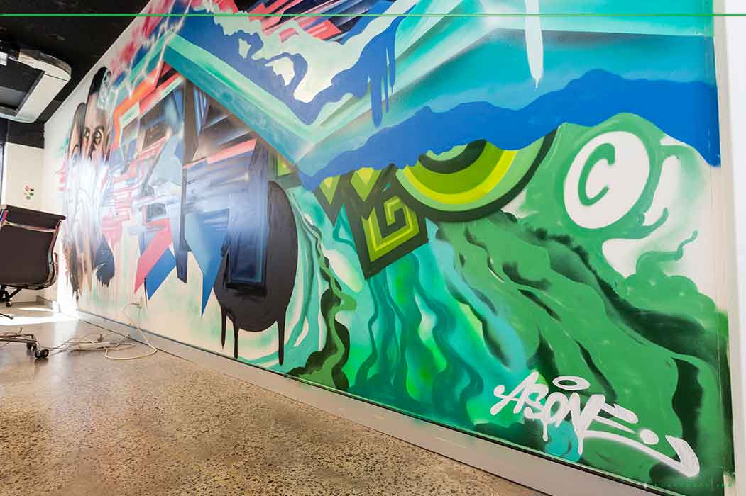 painted wall murals sydney