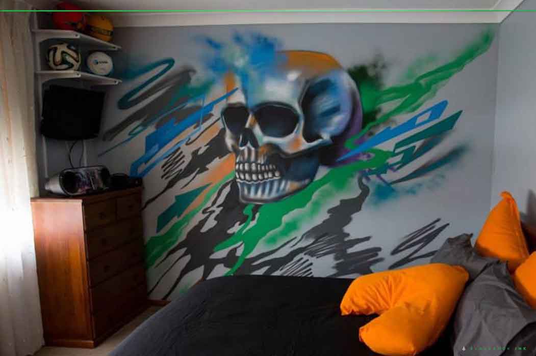 Wall Art Kids Bedroom Mural Blackbook Ink Street Artists