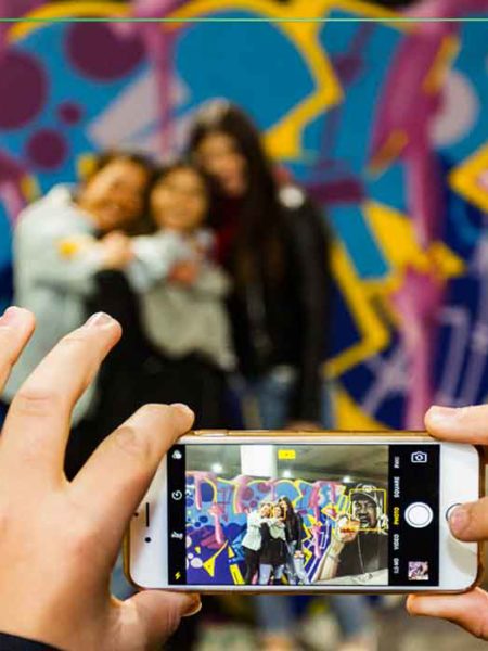 live graffiti art painted at Paddy's Night Food Markets event