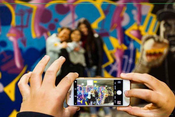 live graffiti art painted at Paddy's Night Food Markets event