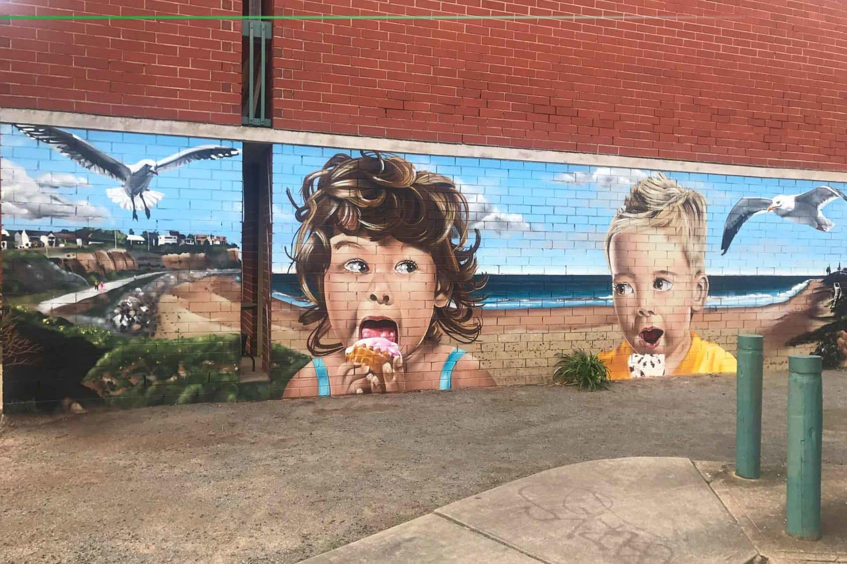 portrait mural