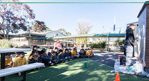 graffiti art demonstration