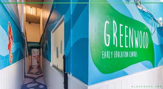 Hand painted graffiti logo Sydney