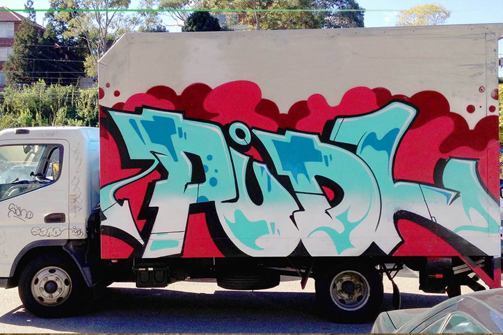 truck graffiti art