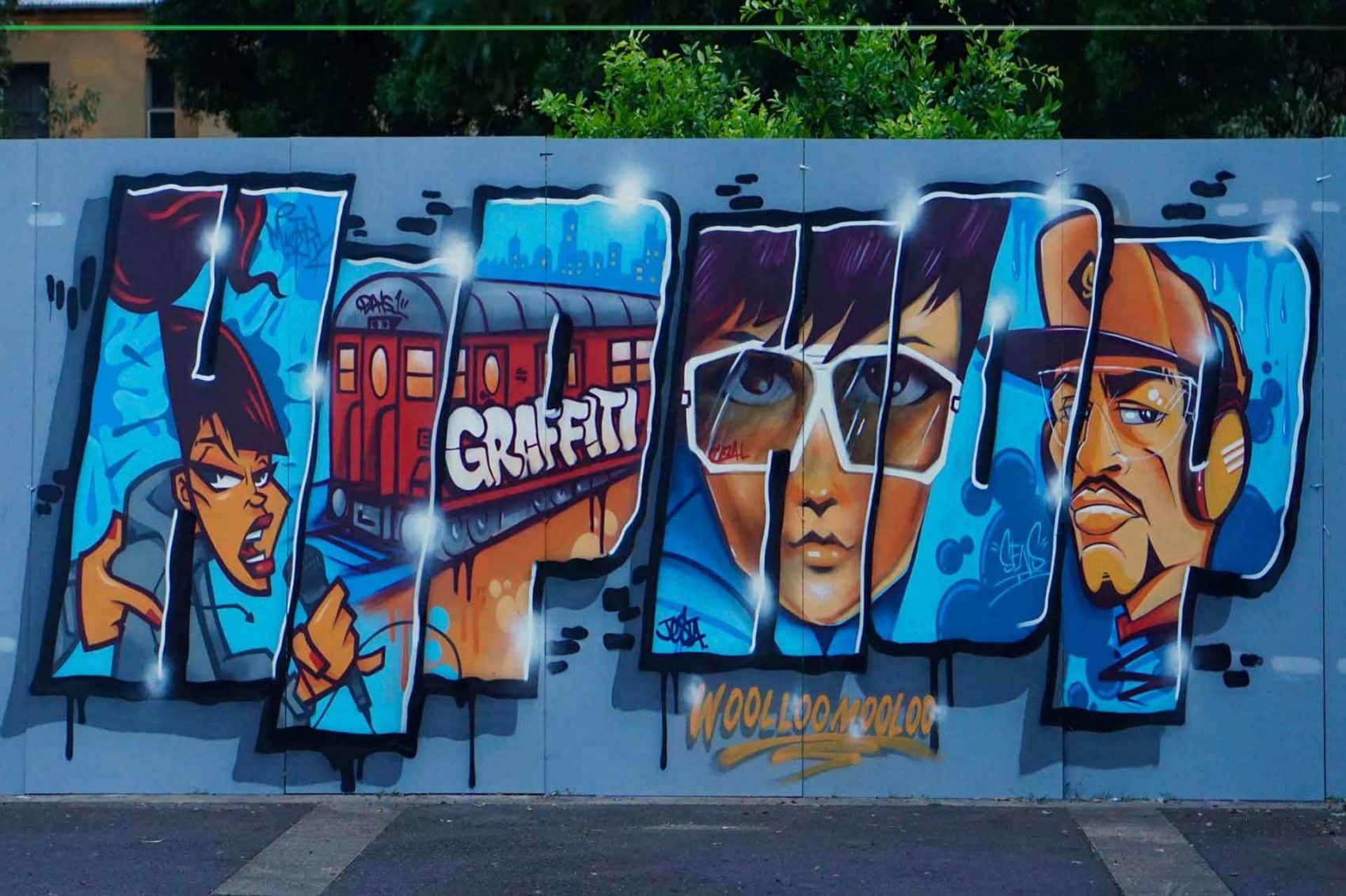 woollomooloo live graffiti painting