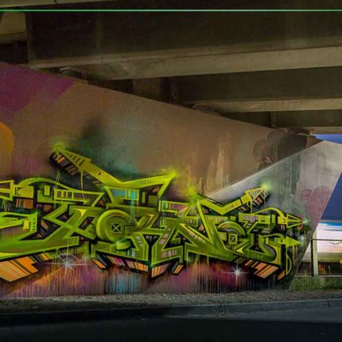 Featured Melbourne graffiti artist Porno