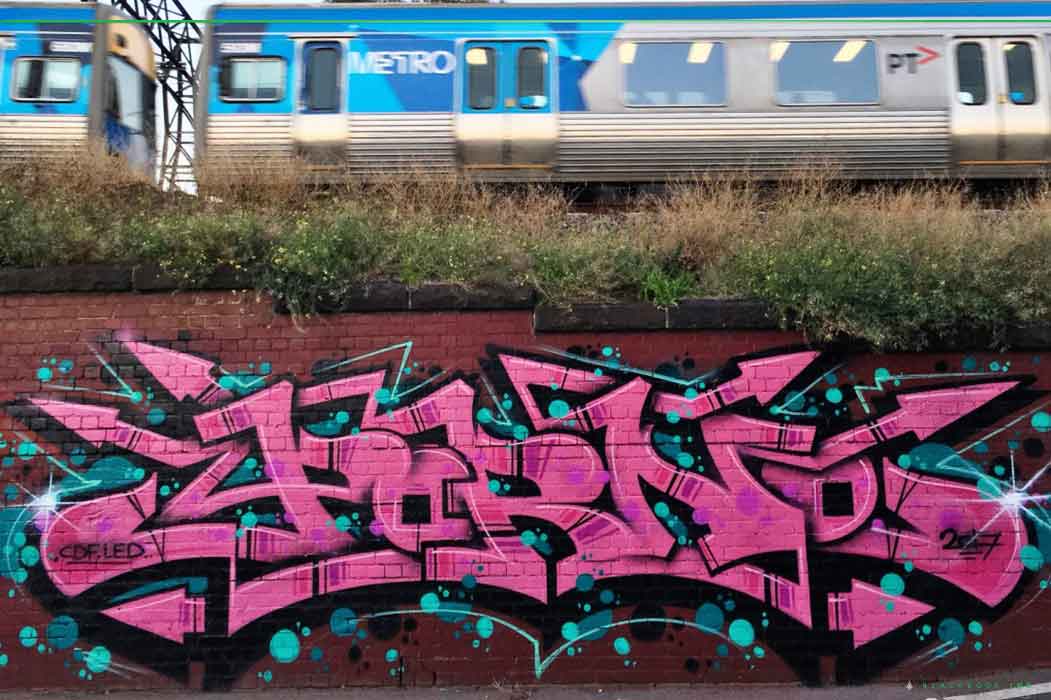 Graffiti Piece in Melbourne