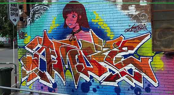 Amuse in Melbourne painting