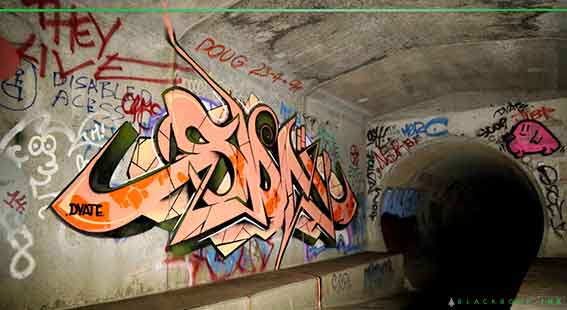 dvate tunnel graffiti