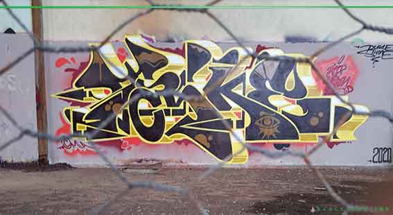 Taske MIA graffiti writer out of Newcastle NSW