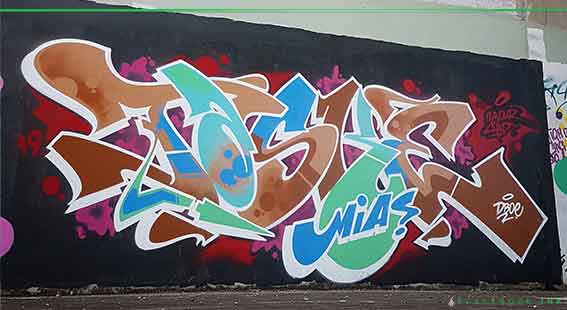 Newcastle graffiti artist Taske