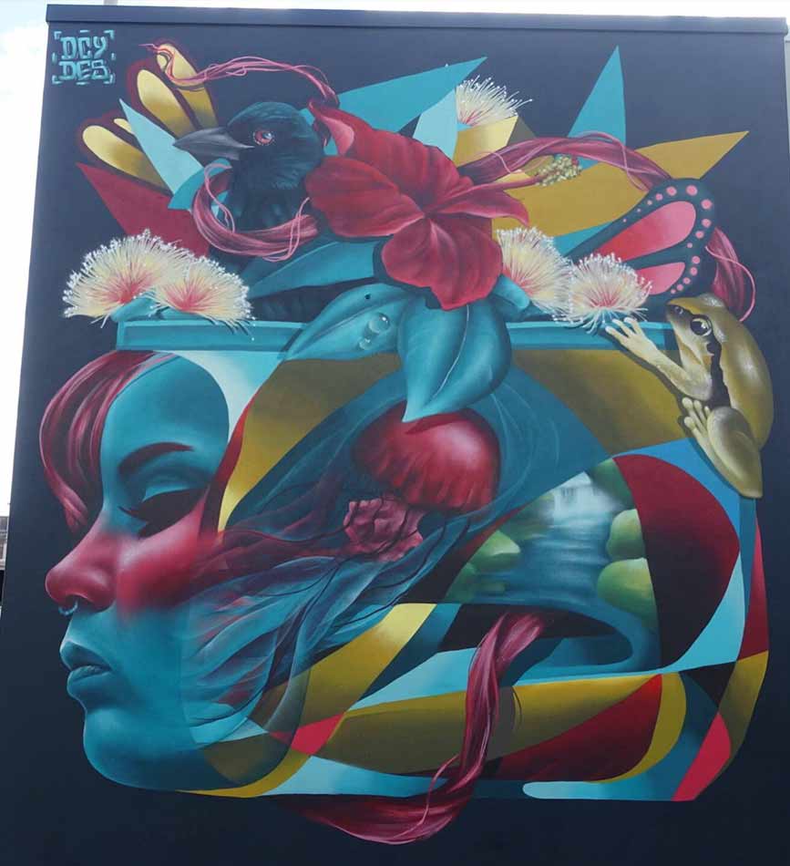 Abstract Mural by Dcydes