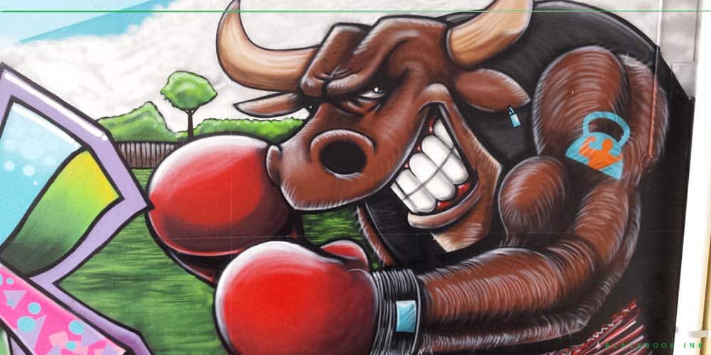 Boxing Bull Mural in Bullsbrook