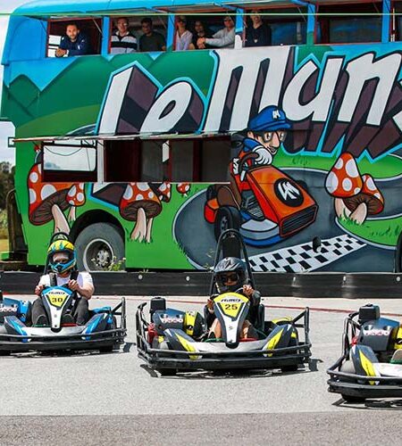 Le Mans Entertainment commercial mural