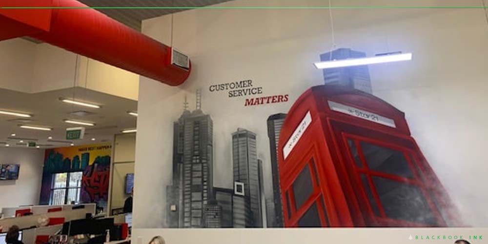 corporate mural for Star 21
