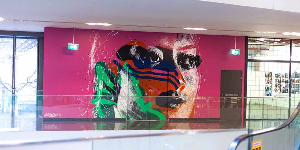 Askew painted at Central Park Sydney