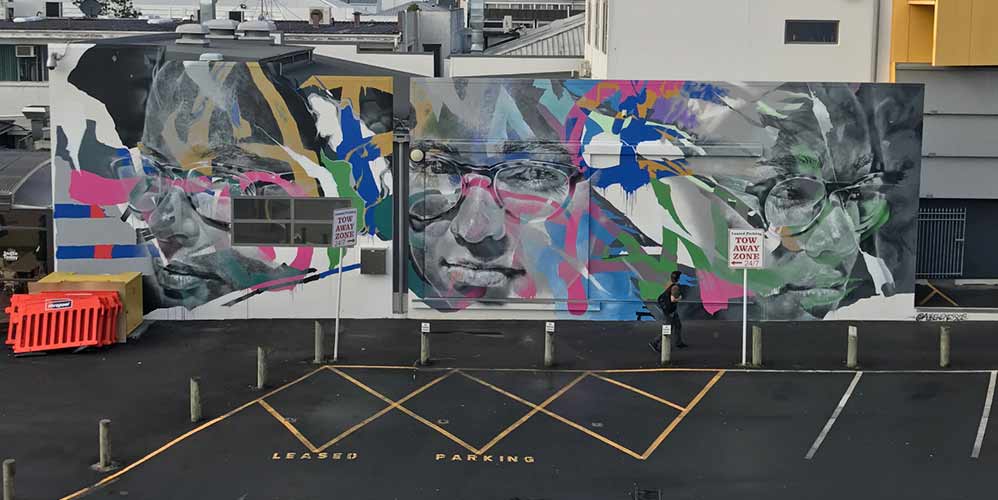 askew large scale mural