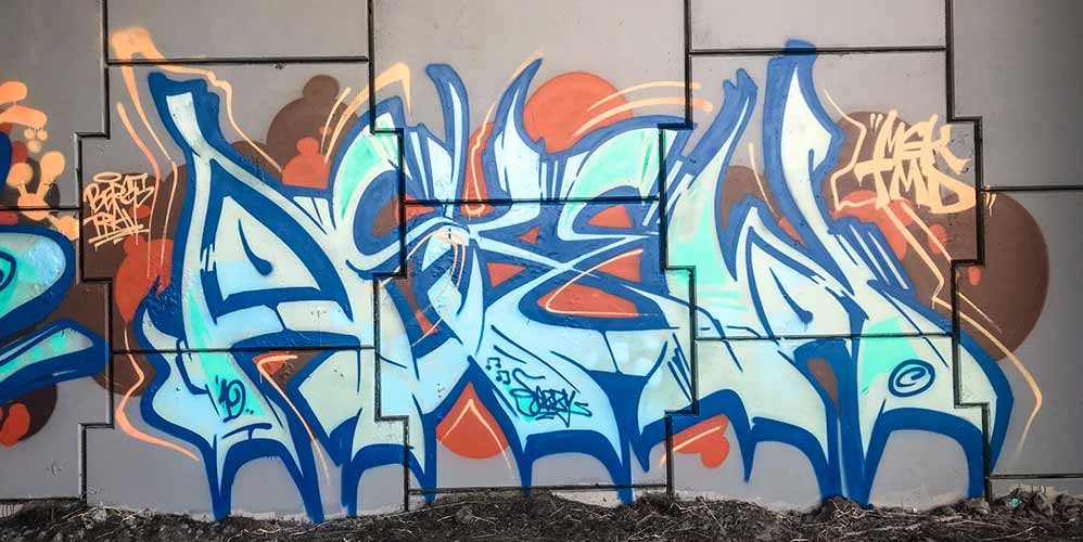 trackside graffiti by askew