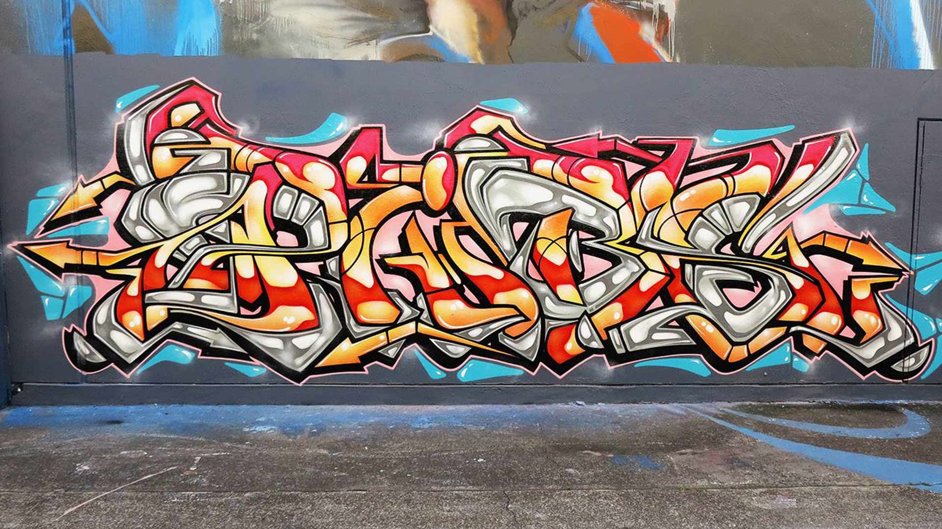 Phibs graffiti piece in Sydenham