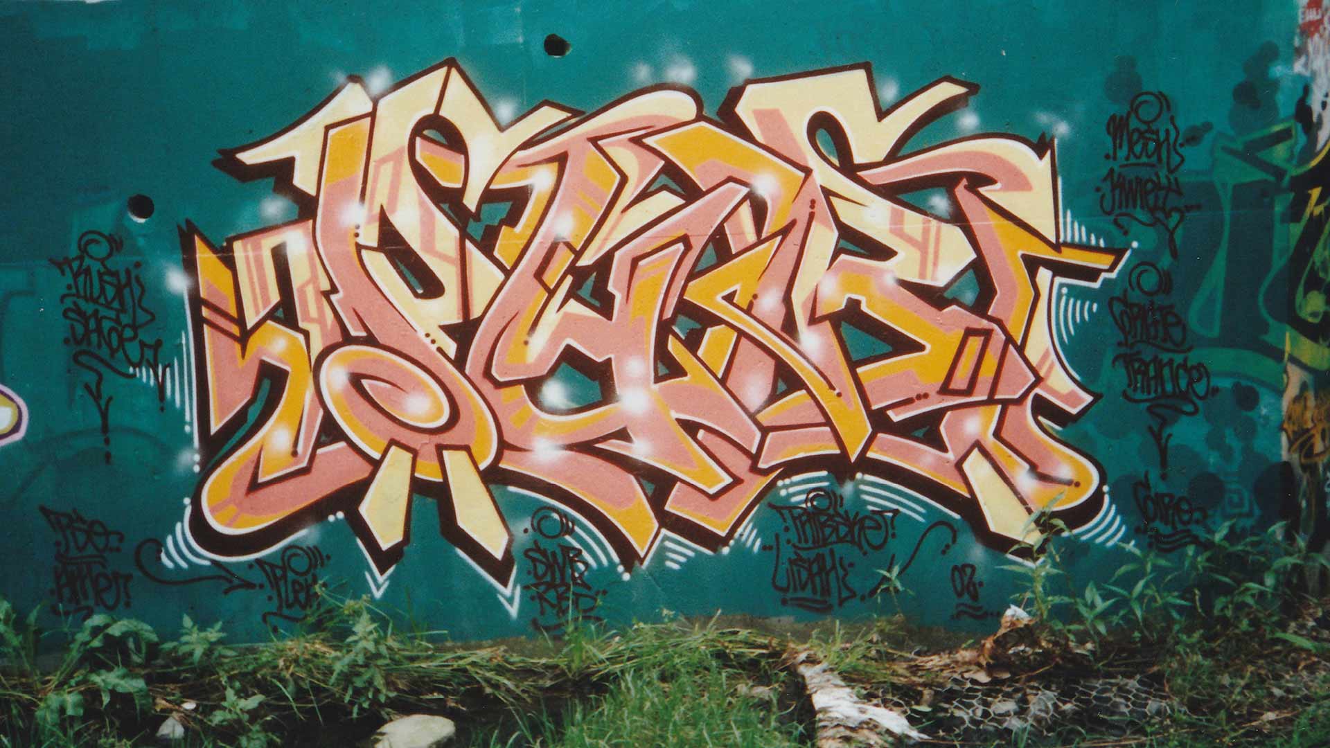 phibs graffiti piece