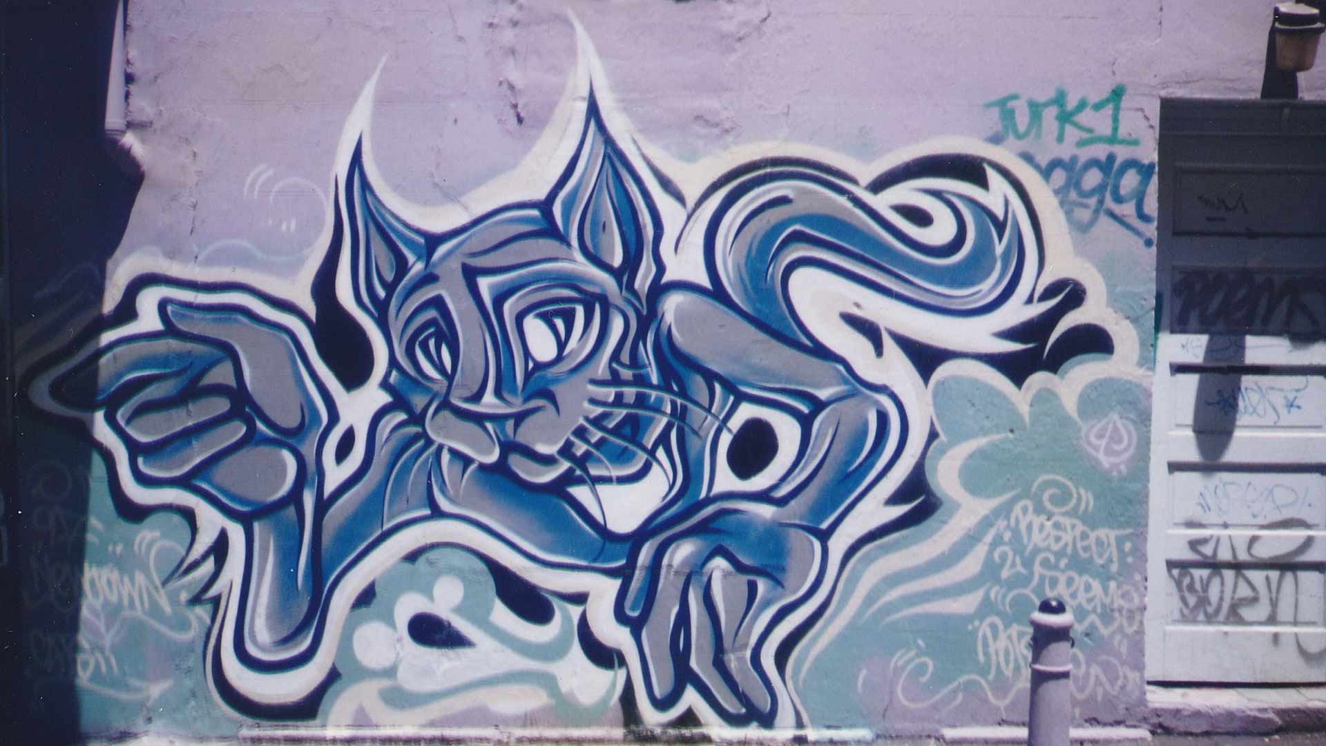 Phibs iconic cat character in Sydney