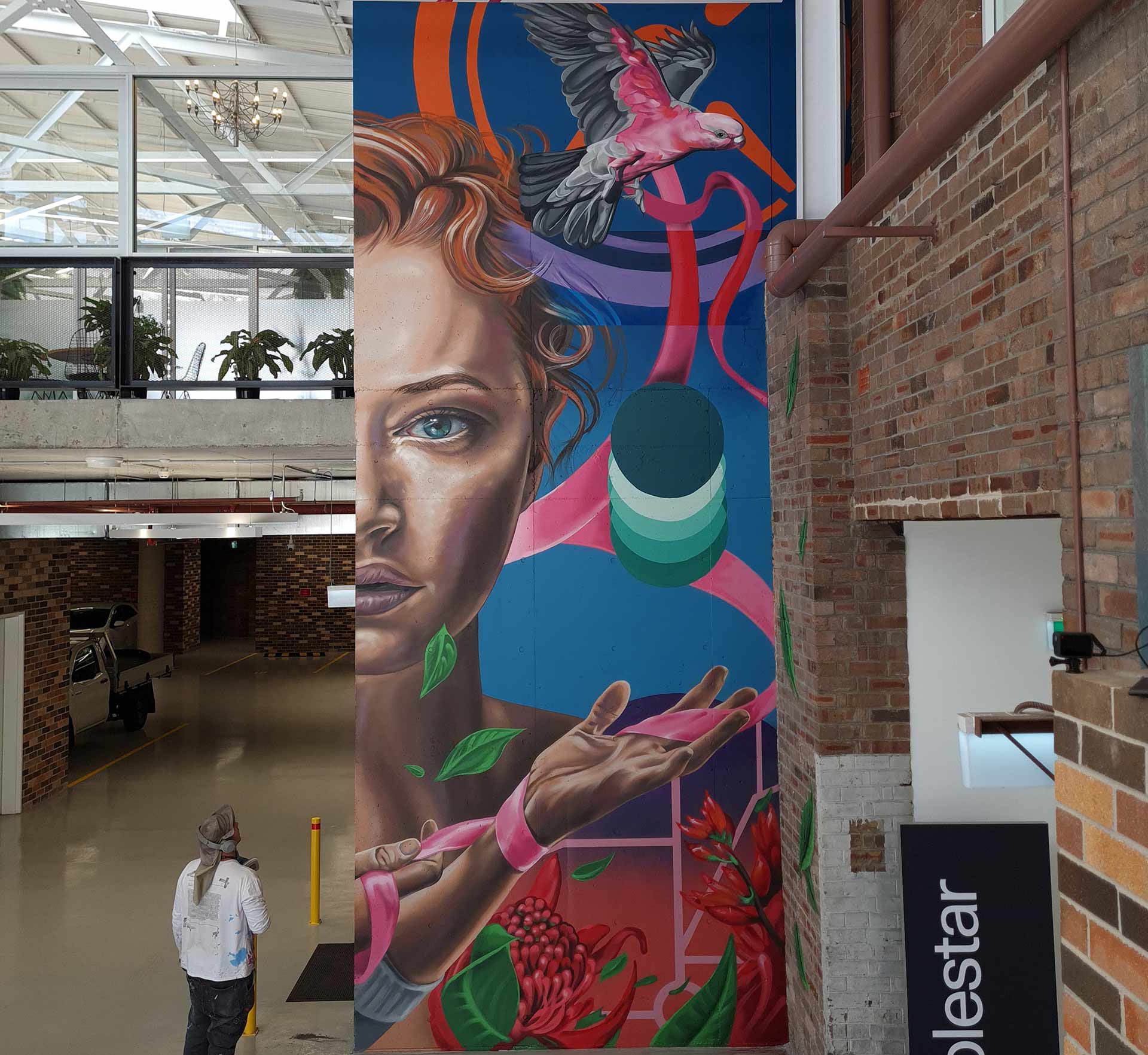 Reubszz large scale mural
