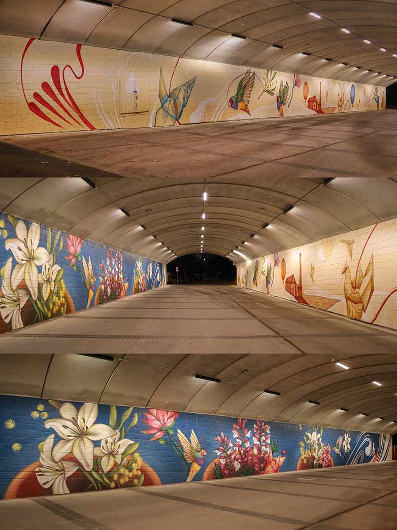 Styna underpass mural