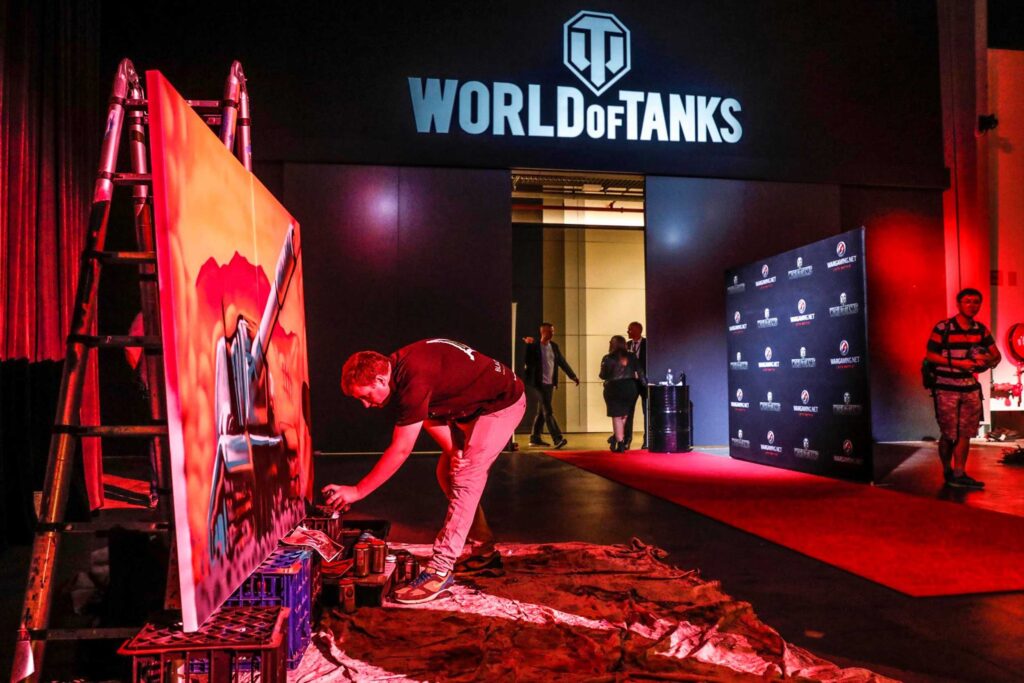 World-Of-Tanks-2 Brand Activation for World of Tanks Event held in Alexandria, NSW