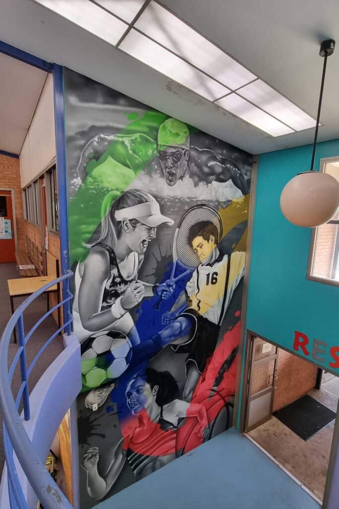 Ambarvale High School mural