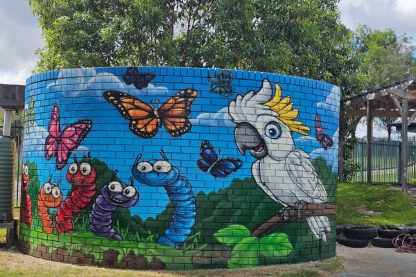 Kid friendly Pre School Mural in Sydney