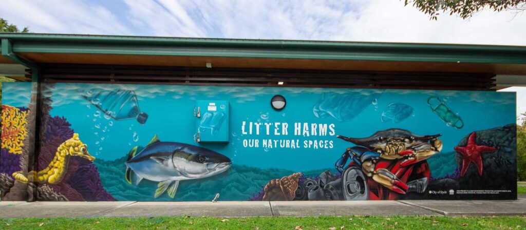 Sydney street artist public art mural