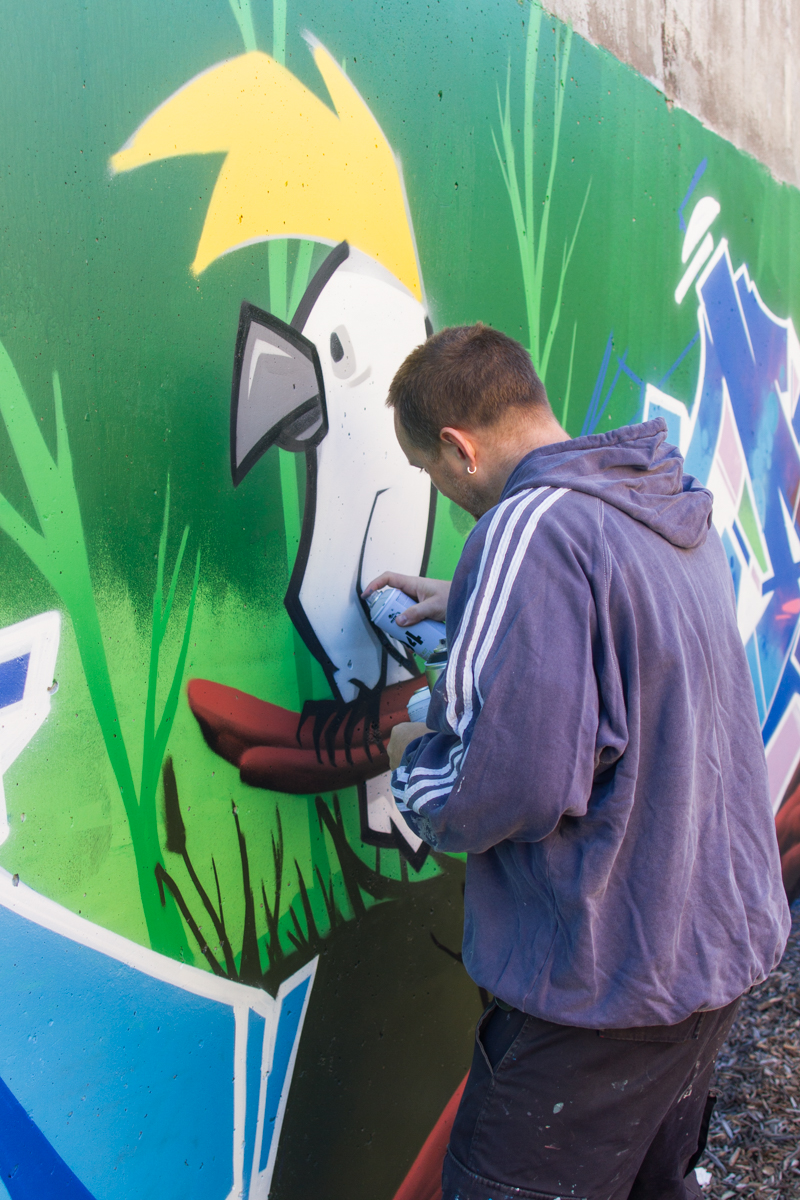 street art mural Sydney in Sutherland