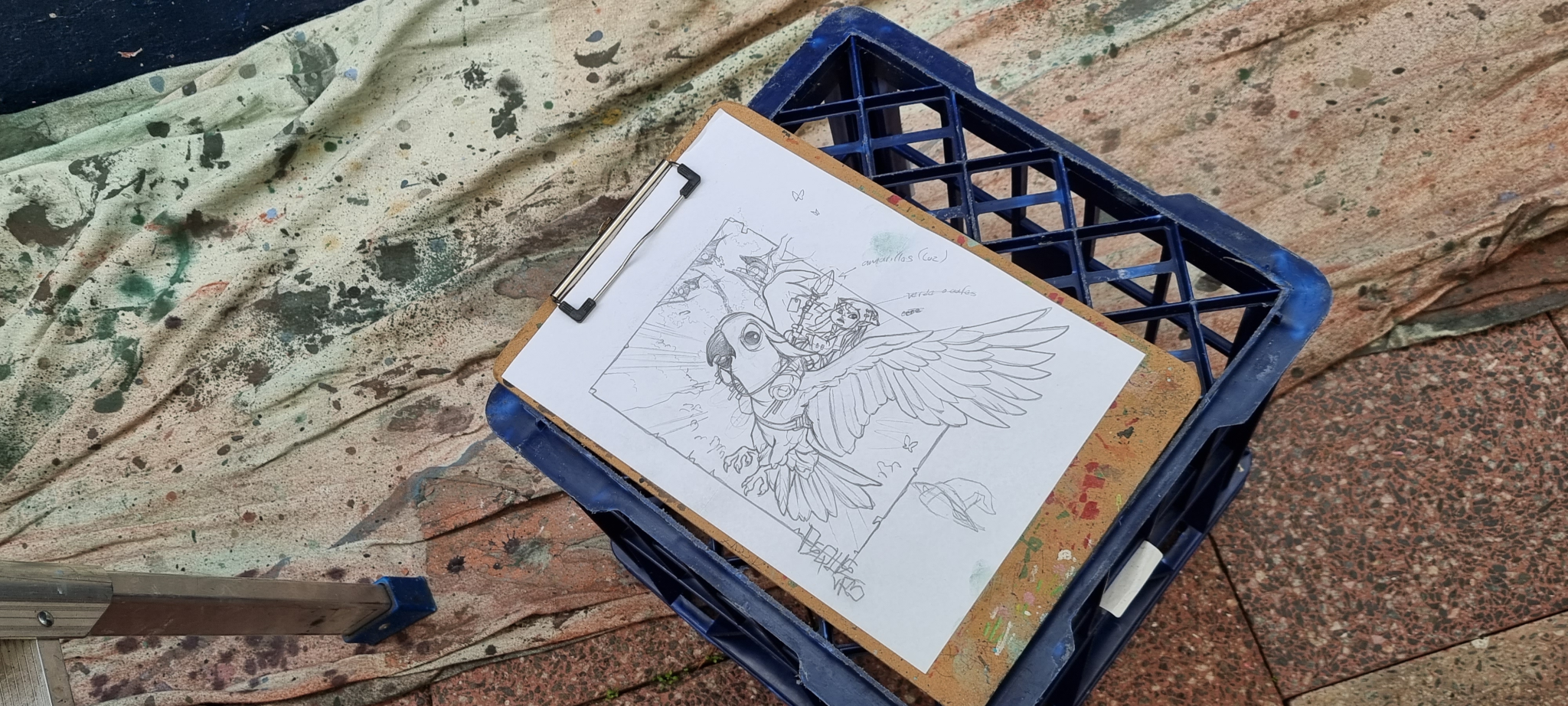 Graffiti art concept for Alleyway Gallery Bankstown project