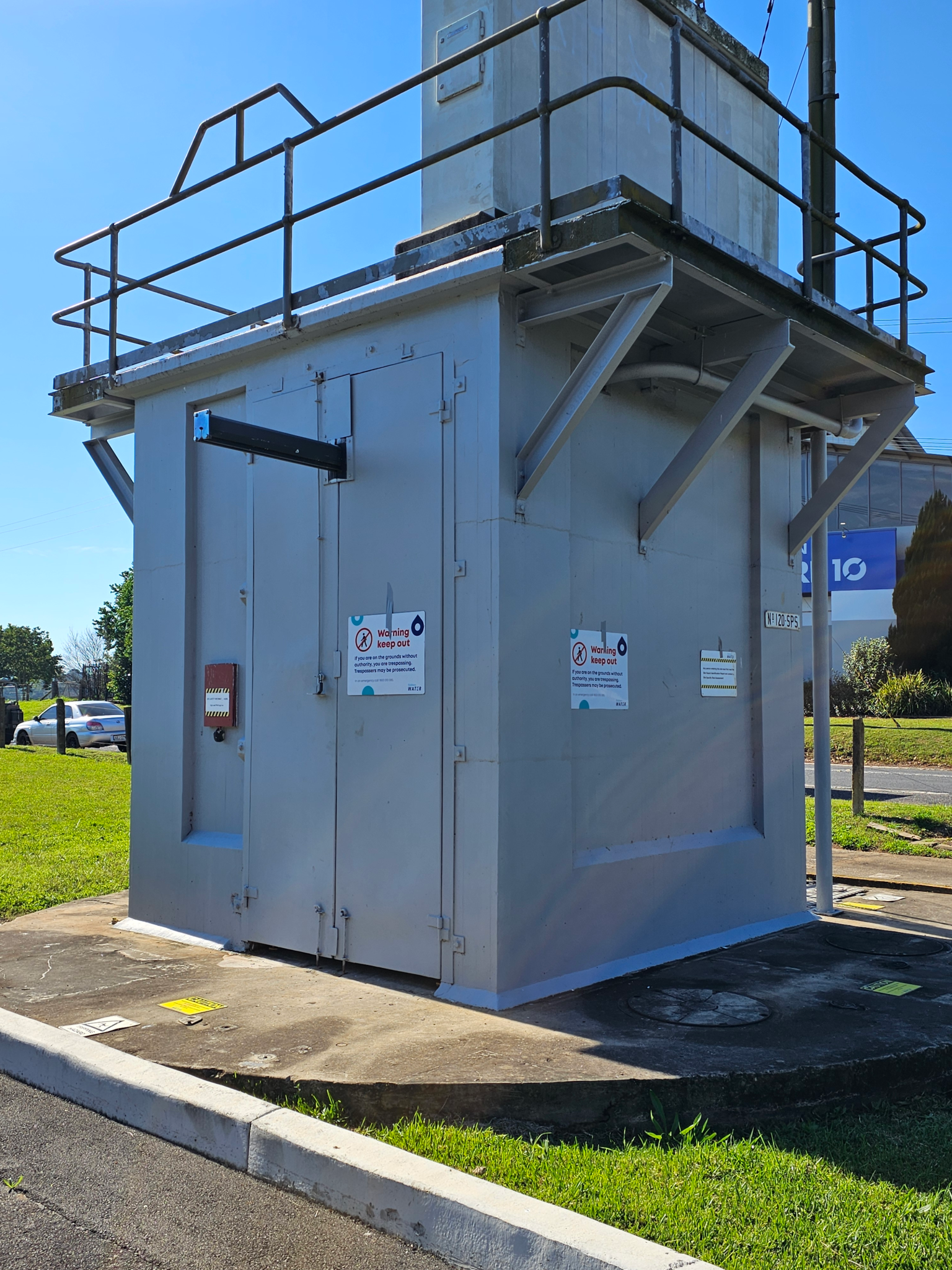 Before picture of Camden Pump station
