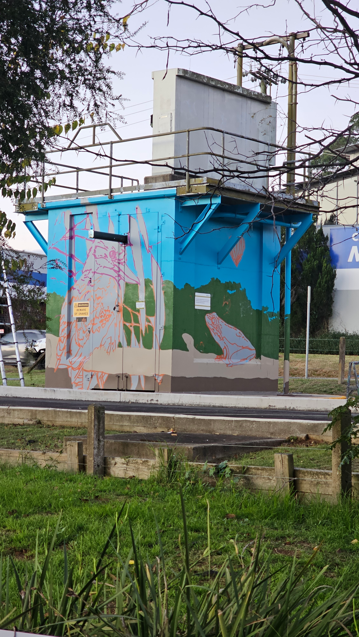 mural progression at Camden Pump station