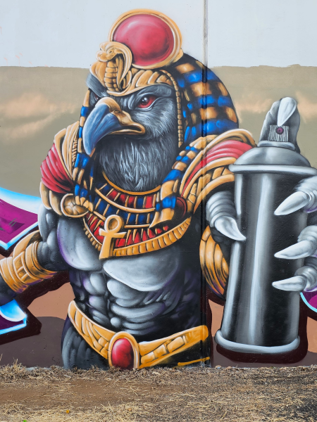 M5 graffiti mural project feature wall
