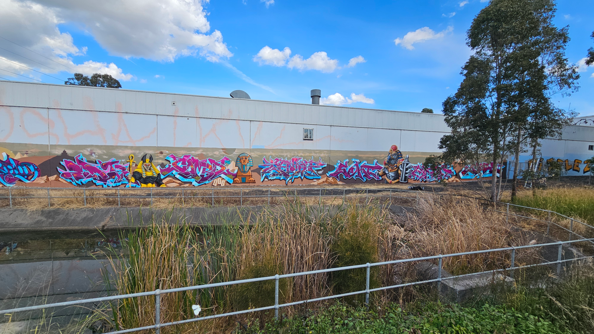 M5 motorway graffiti production painted by Blackbook Ink