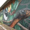 Wildlife Mural painted at Roseville Chase