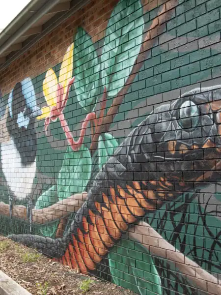 Wildlife Mural painted at Roseville Chase