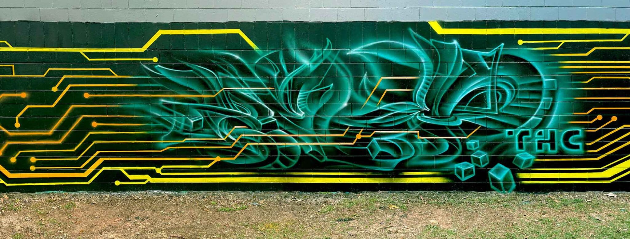 dee ten graffiti in Brisbane