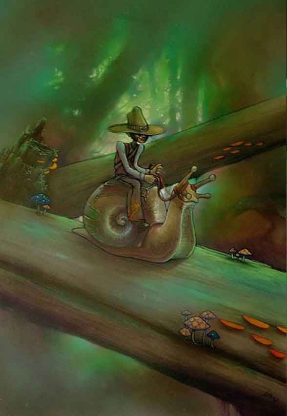 deo painted fantasy snails